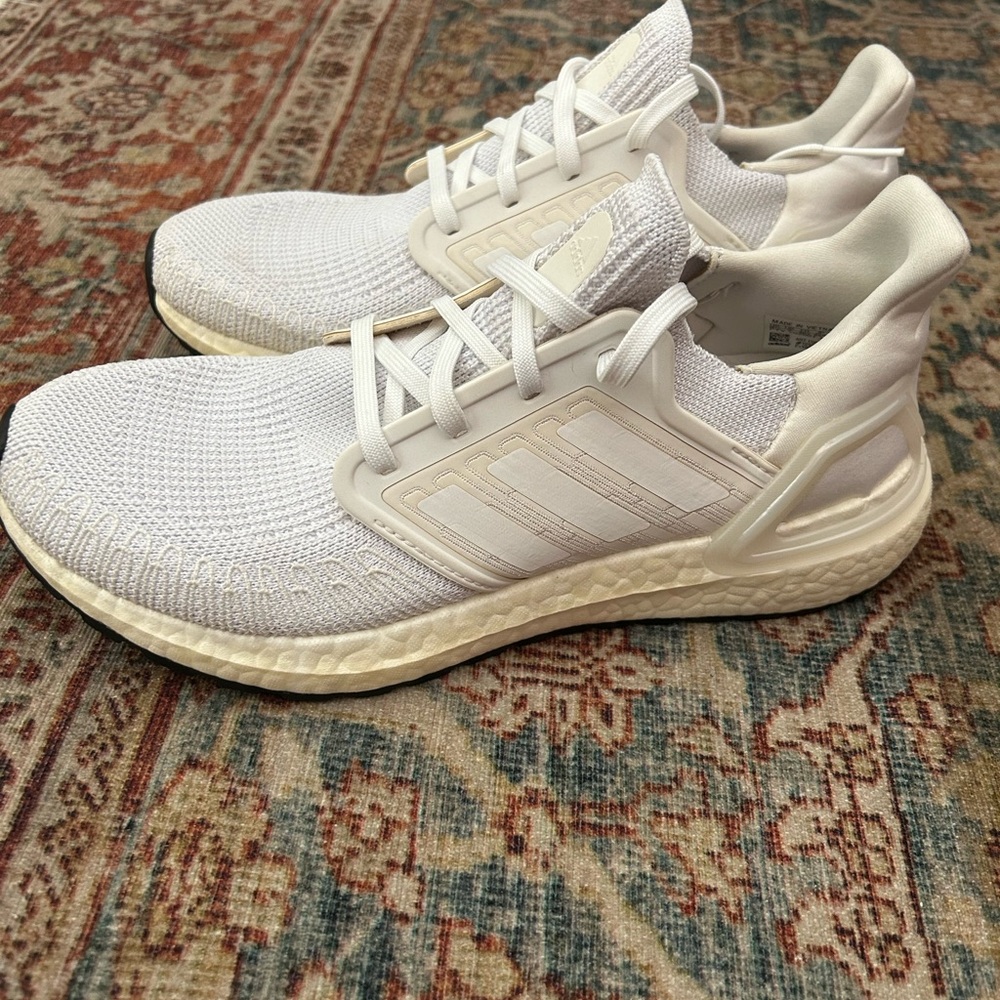 Adidas Ultraboost 20 Triple White - Picture 2 of 6